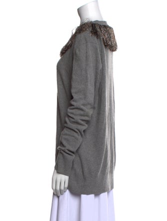 Christopher Kane Wool Scoop Neck Sweater