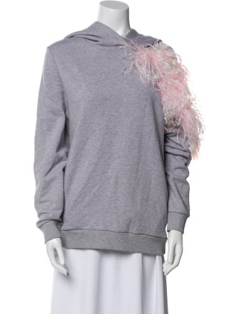 Christopher Kane Cowl Neck Long Sleeve Sweatshirt