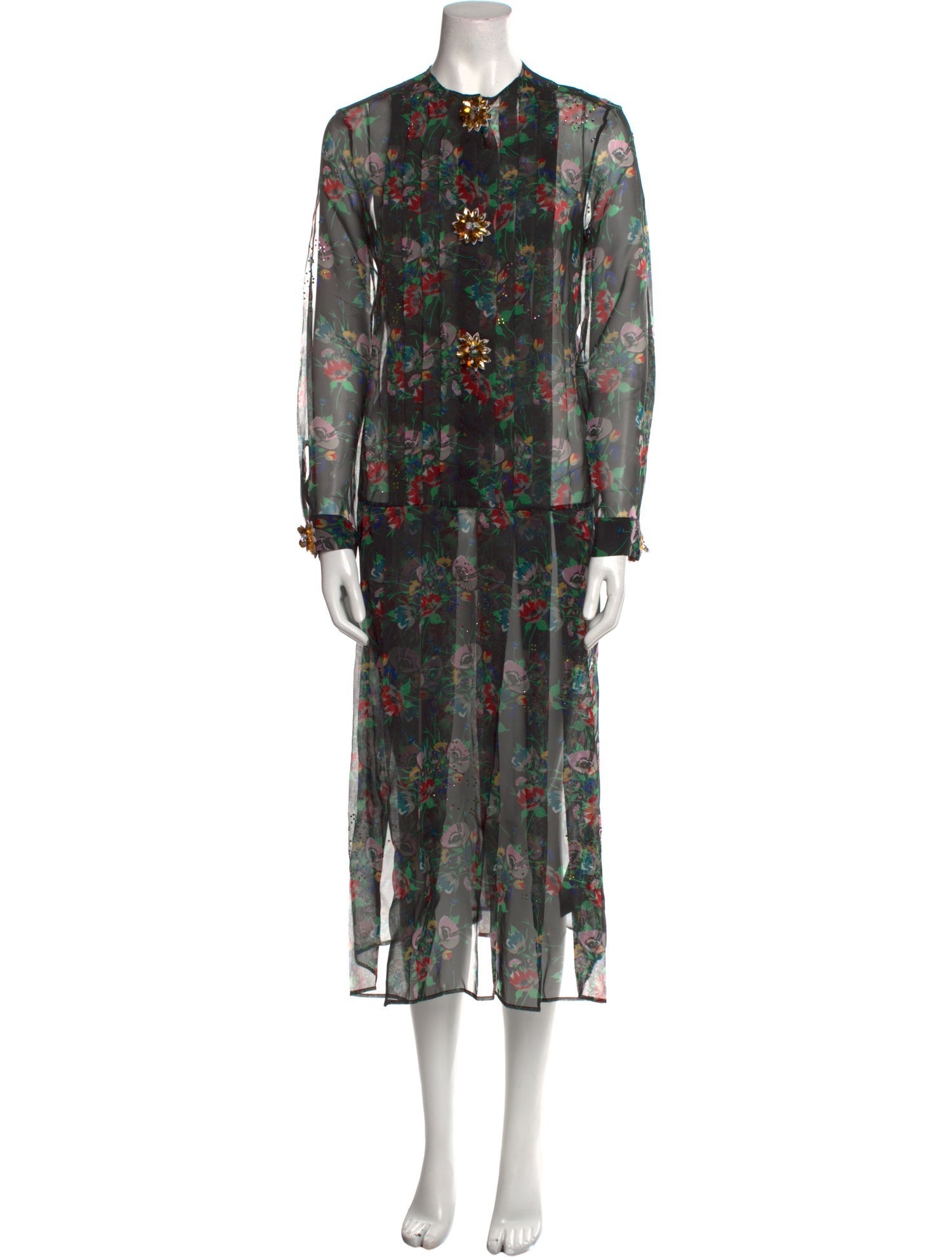 Christopher Kane Silk Long Dress