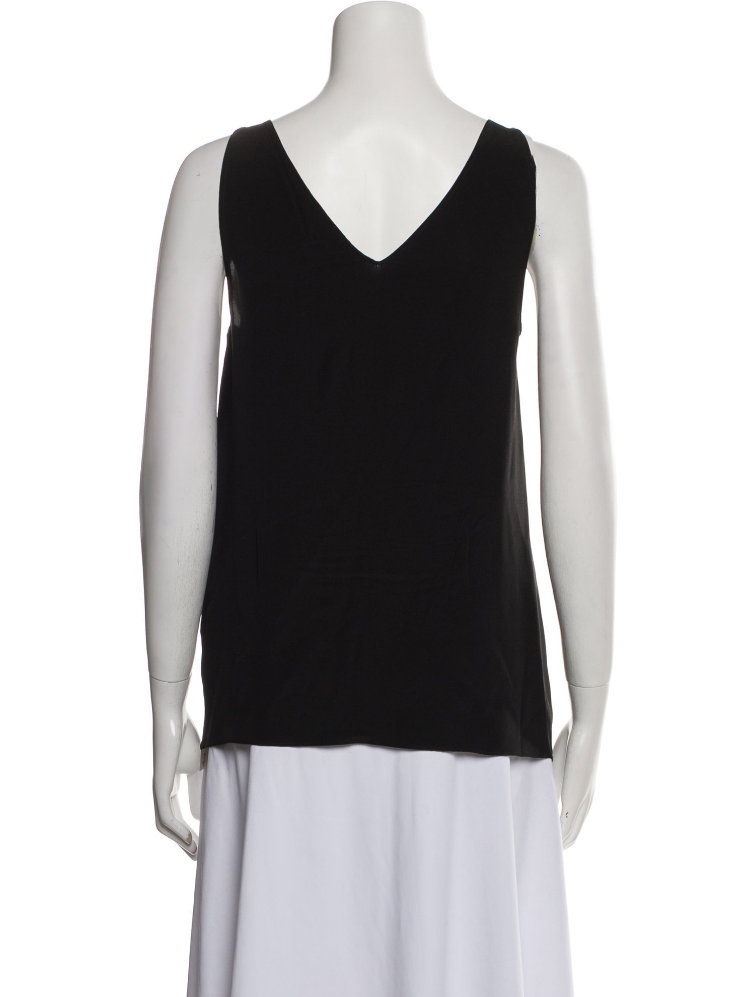 Christopher Kane Silk Scoop Neck Top
