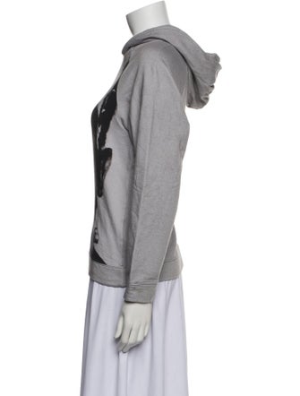 Christopher Kane Graphic Print Mock Neck Sweatshirt