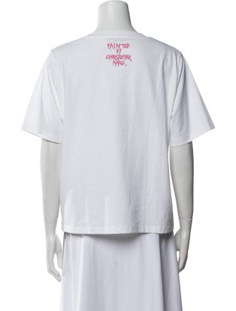Christopher Kane Graphic Print Crew Neck T-Shirt
