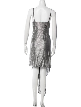 Christopher Kane V-Neck Long Dress