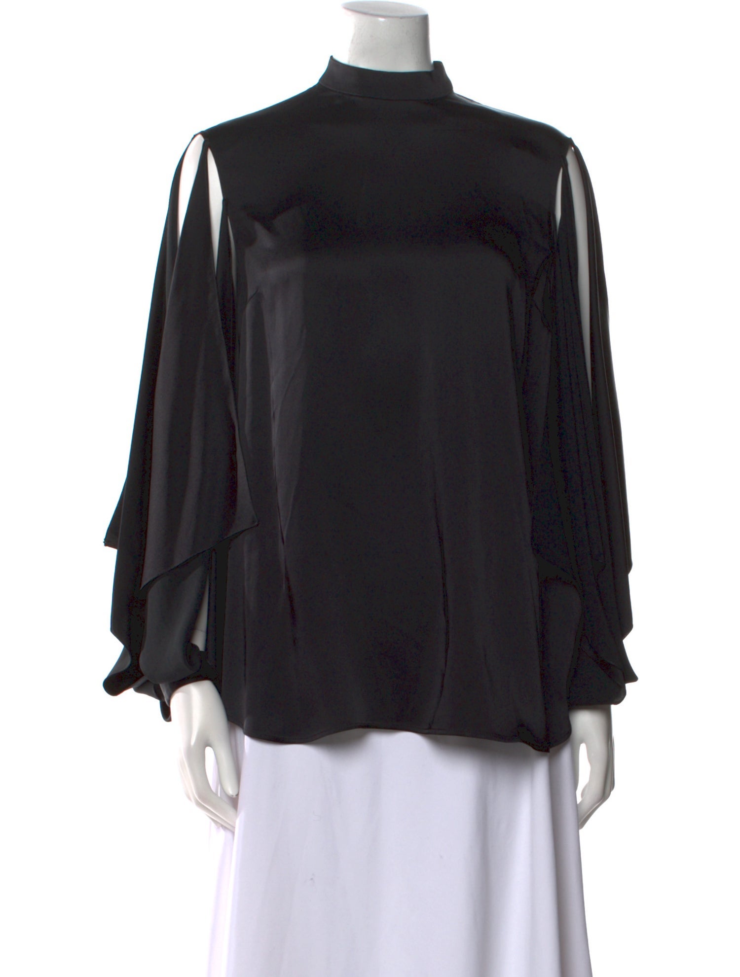 Christopher Kane Mock Neck Long Sleeve Blouse w/ Tags