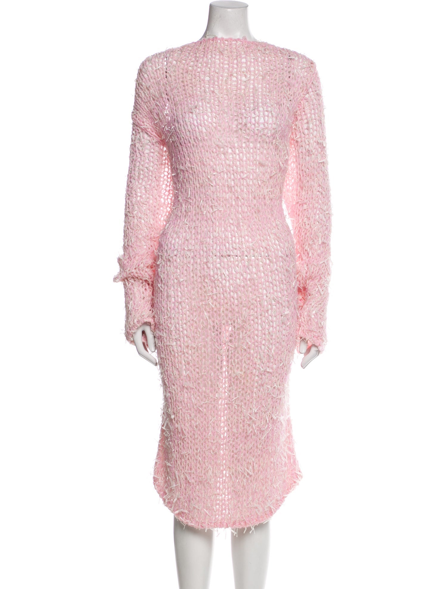 Christopher Kane Lace Pattern Fringe Trim Accent Cover-Up