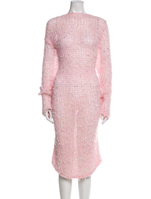 Christopher Kane Lace Pattern Fringe Trim Accent Cover-Up