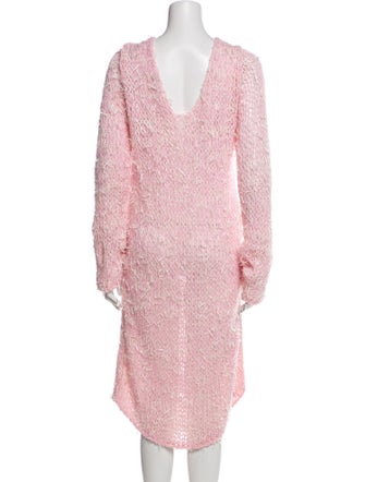 Christopher Kane Lace Pattern Fringe Trim Accent Cover-Up