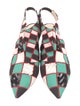 Christopher Kane Patterned Slingback Pumps