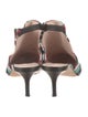 Christopher Kane Patterned Slingback Pumps