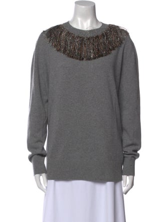 Christopher Kane Wool Crew Neck Sweater