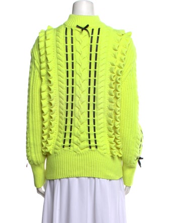 Christopher Kane Cashmere Mock Neck Sweater
