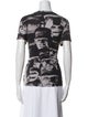 Christopher Kane Printed Crew Neck T-Shirt
