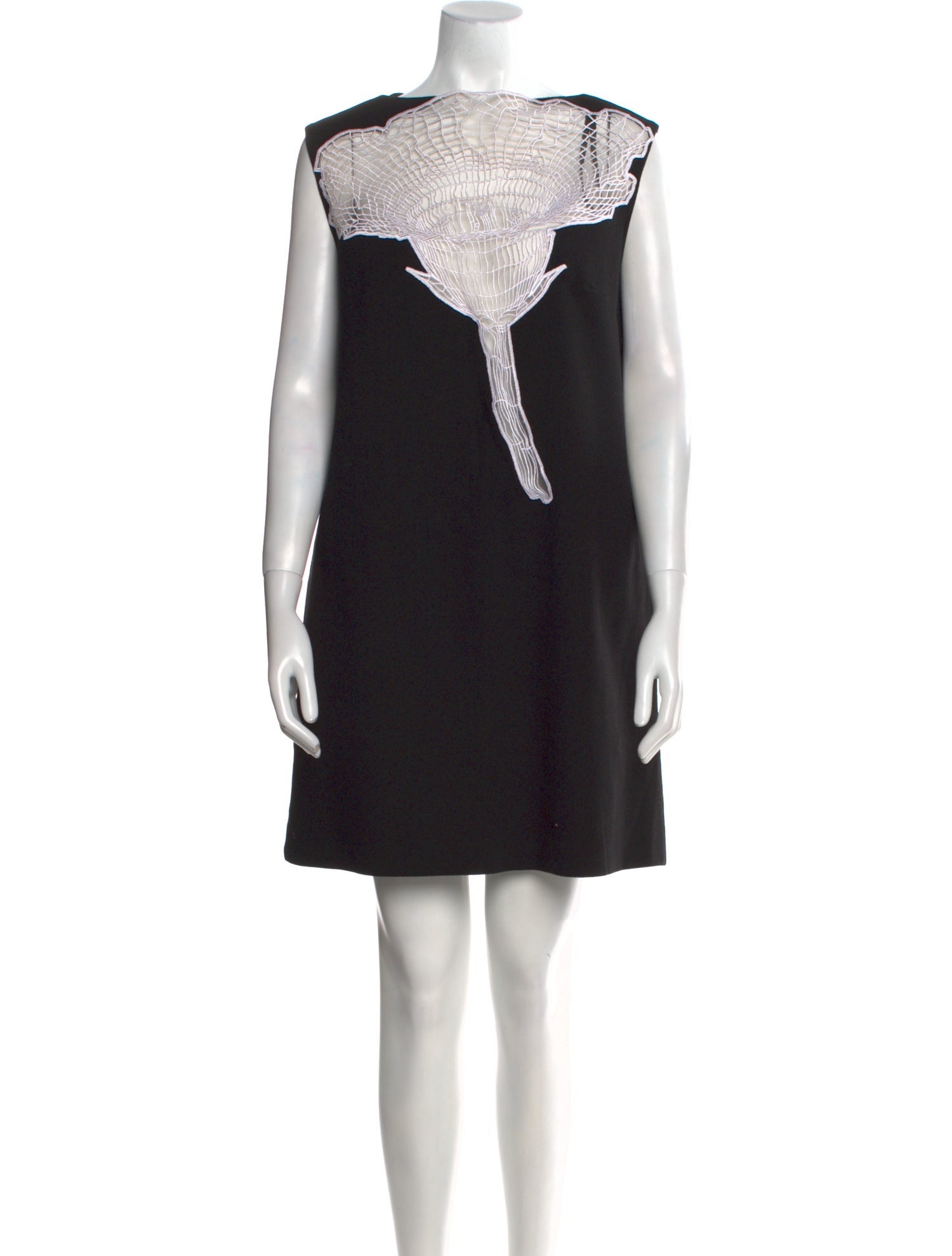 Christopher Kane Square Neckline Mini Dress