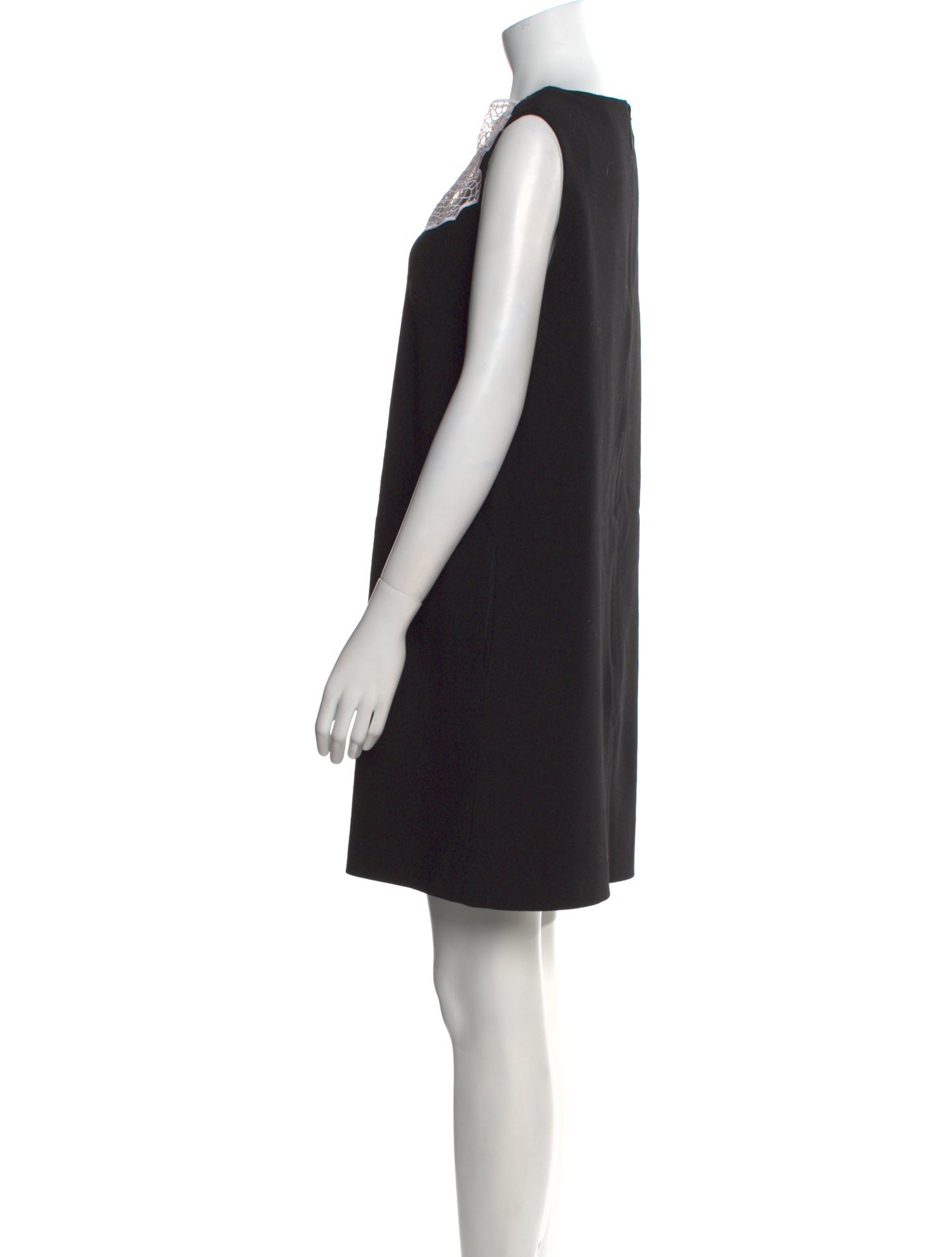 Christopher Kane Square Neckline Mini Dress