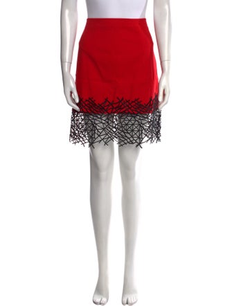 Christopher Kane Wool Knee-Length Skirt