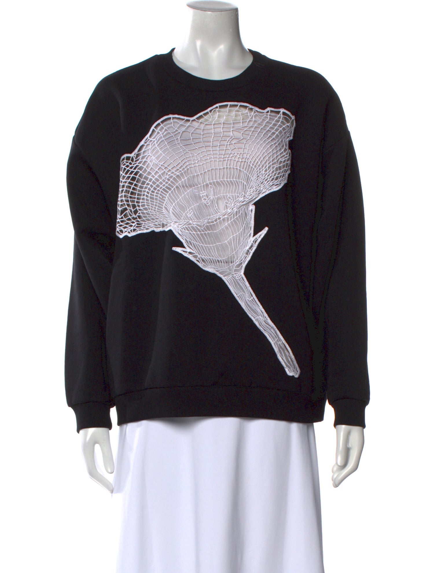Christopher Kane Graphic Print Crew Neck Sweatshirt