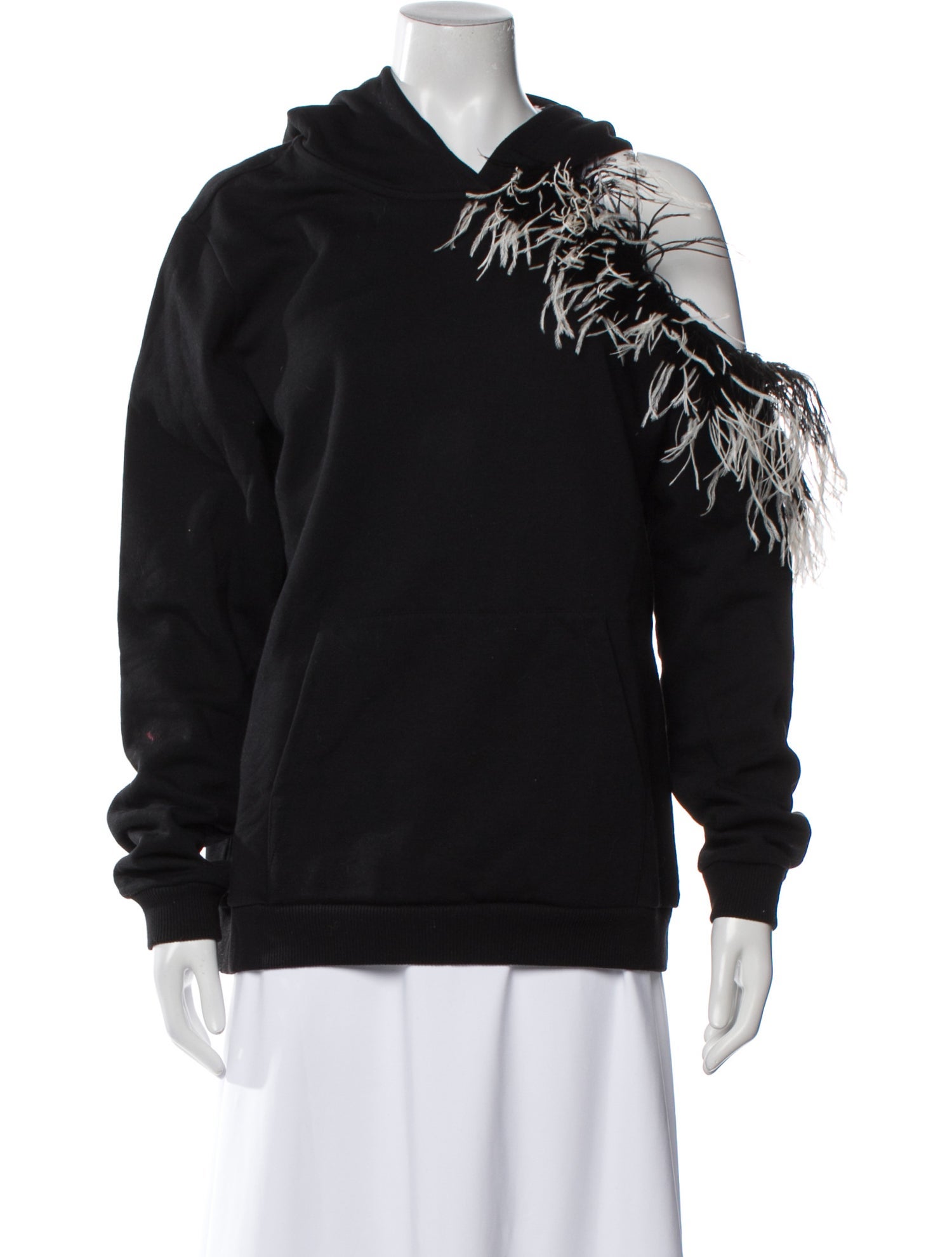 Christopher Kane Mock Neck Long Sleeve Sweatshirt