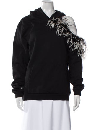 Christopher Kane Mock Neck Long Sleeve Sweatshirt