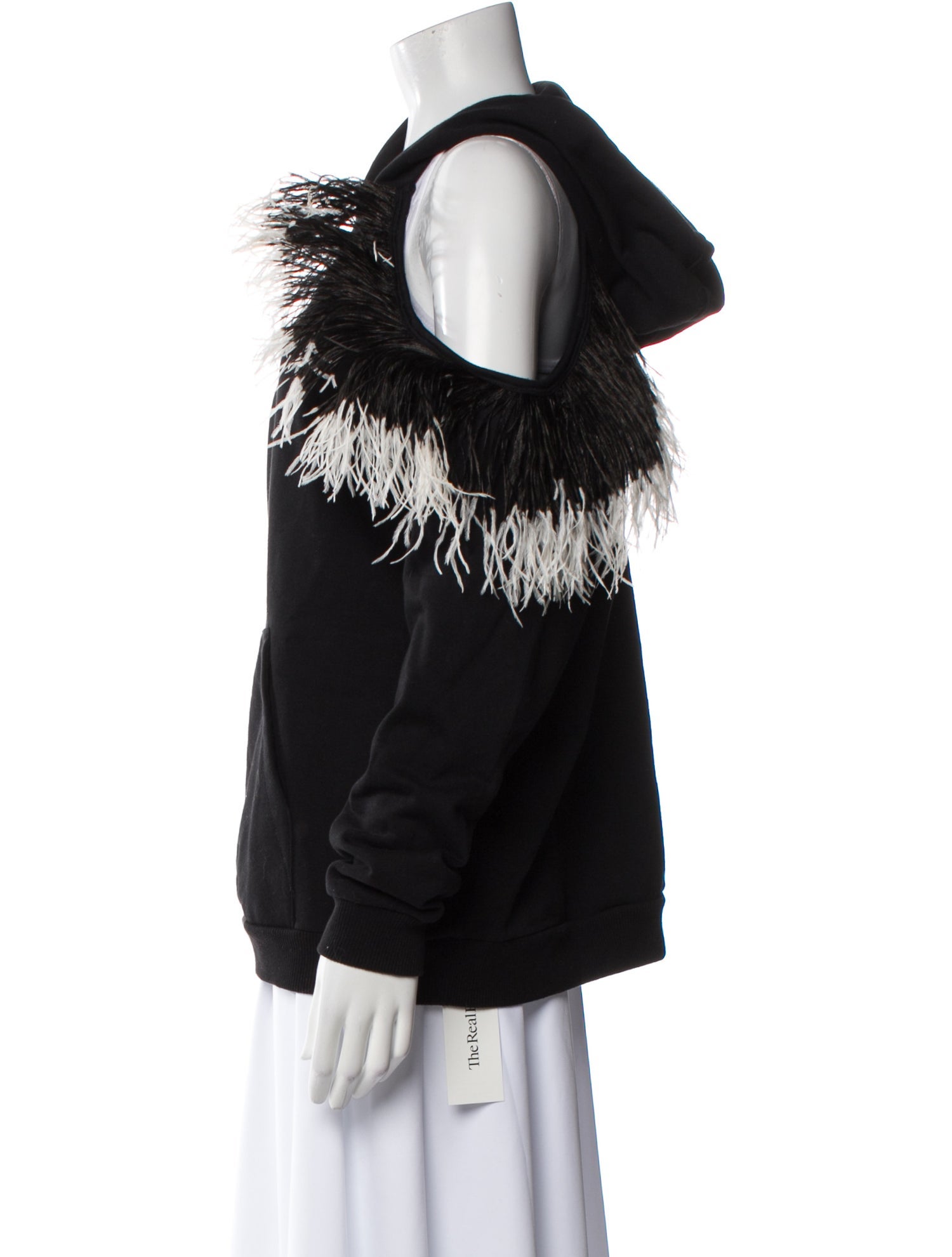 Christopher Kane Mock Neck Long Sleeve Sweatshirt