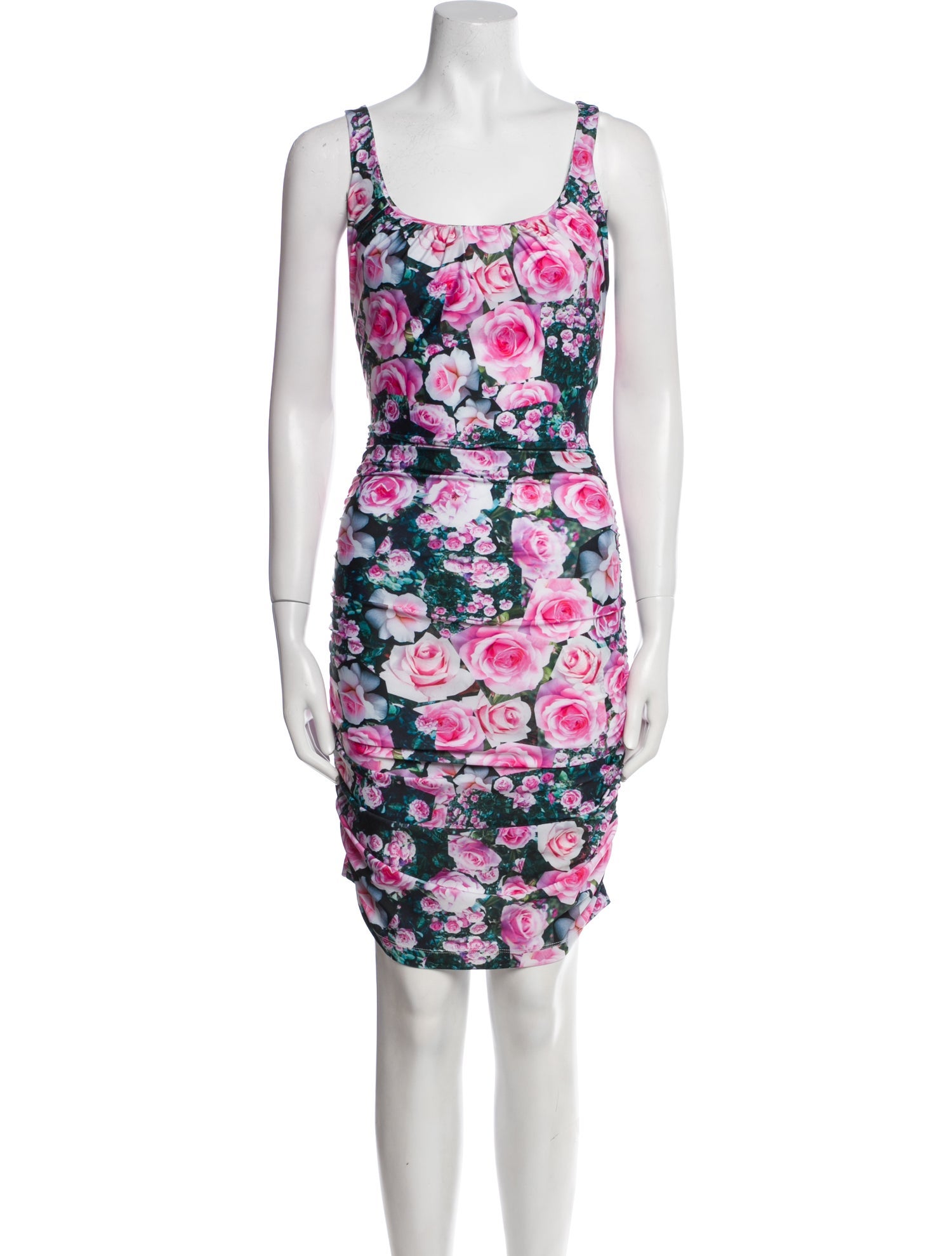 Christopher Kane Floral Print Mini Dress
