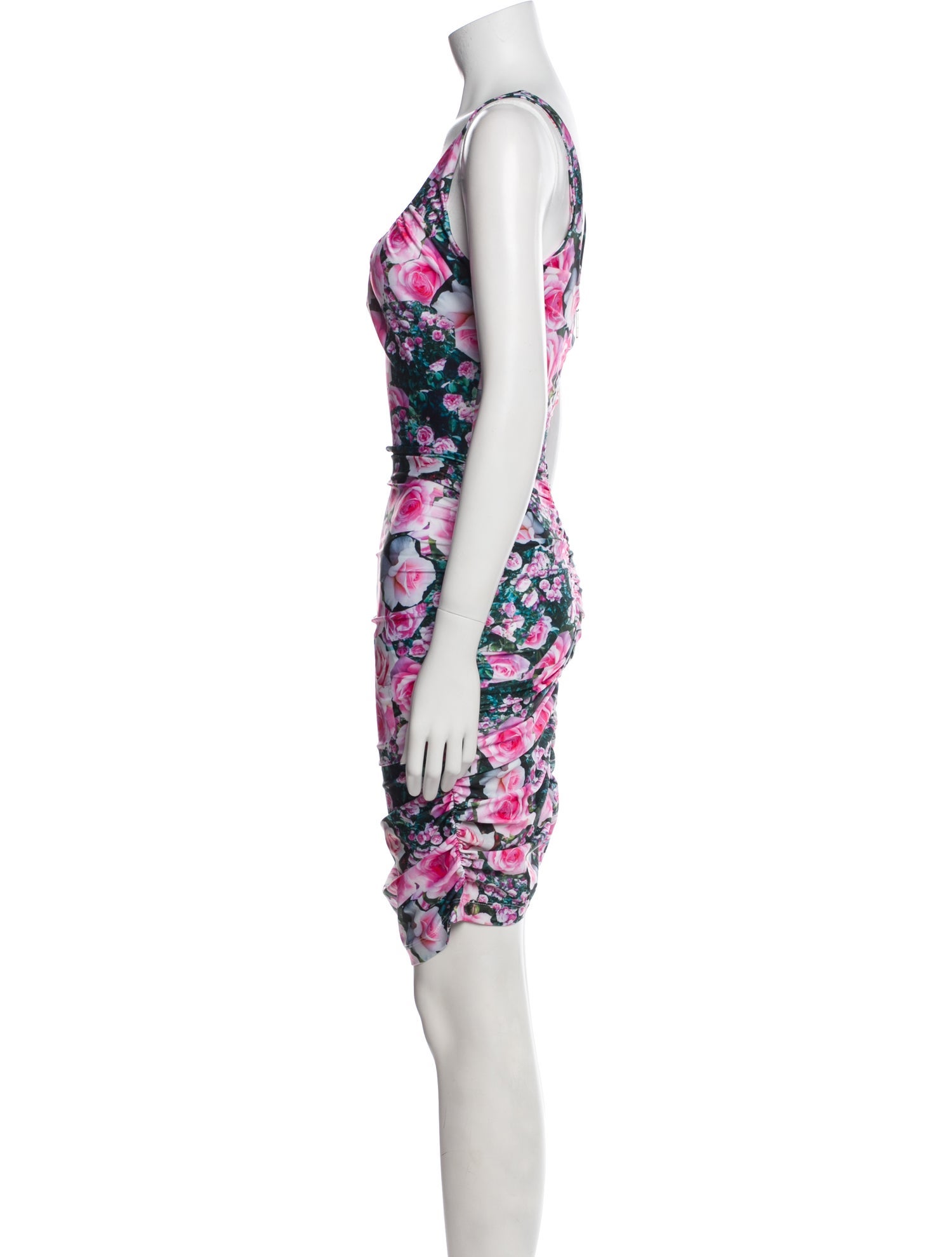 Christopher Kane Floral Print Mini Dress