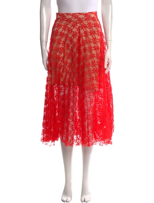 Christopher Kane Nylon Midi Length Skirt