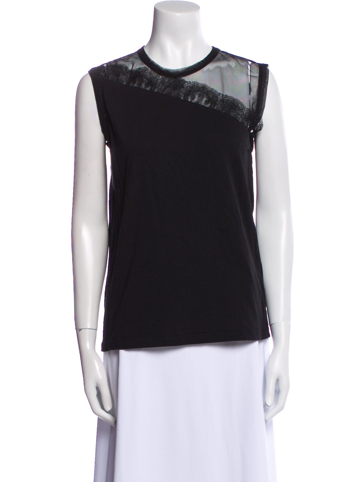 Christopher Kane Crew Neck Sleeveless Top