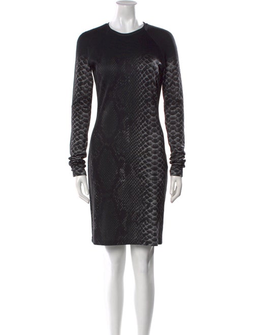 Christopher Kane Animal Print Mini Dress