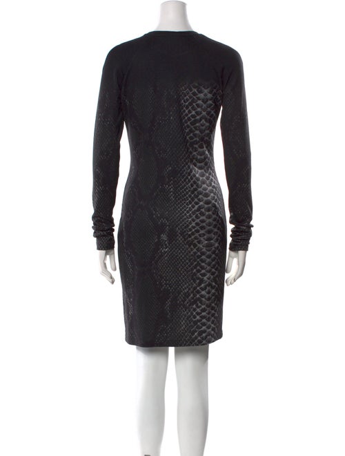 Christopher Kane Animal Print Mini Dress