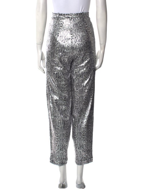 Christopher Kane Animal Print Skinny Leg Pants