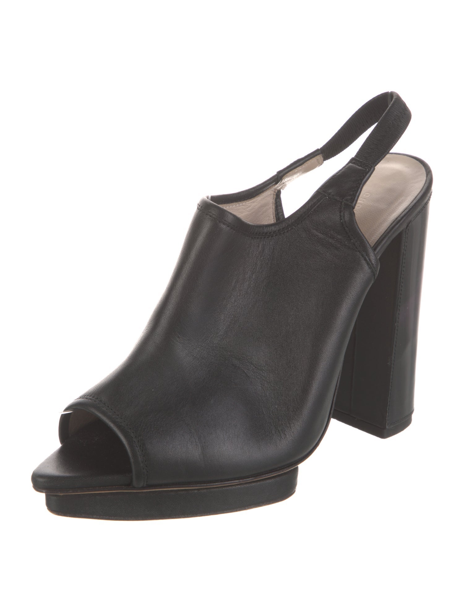 Christopher Kane Leather Slingback Pumps