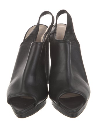 Christopher Kane Leather Slingback Pumps