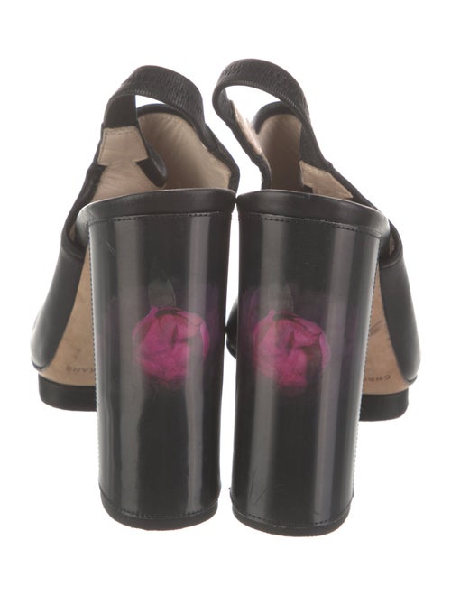 Christopher Kane Leather Slingback Pumps