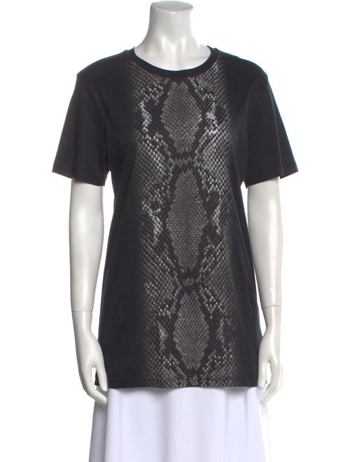 Christopher Kane Animal Print Crew Neck T-Shirt