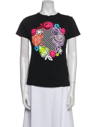 Christopher Kane Graphic Print Crew Neck T-Shirt
