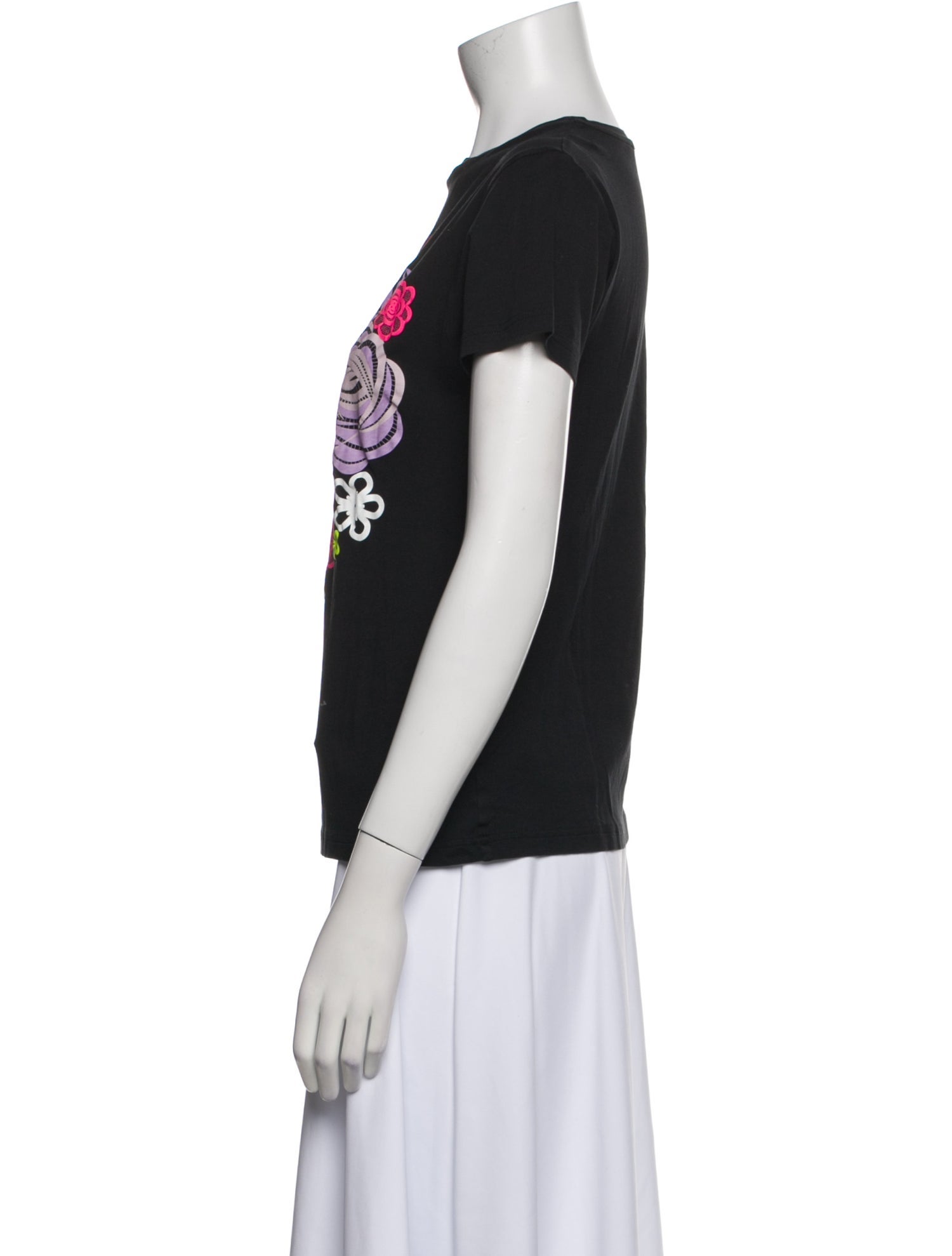 Christopher Kane Graphic Print Crew Neck T-Shirt