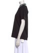 Christopher Kane Mock Neck Short Sleeve T-Shirt