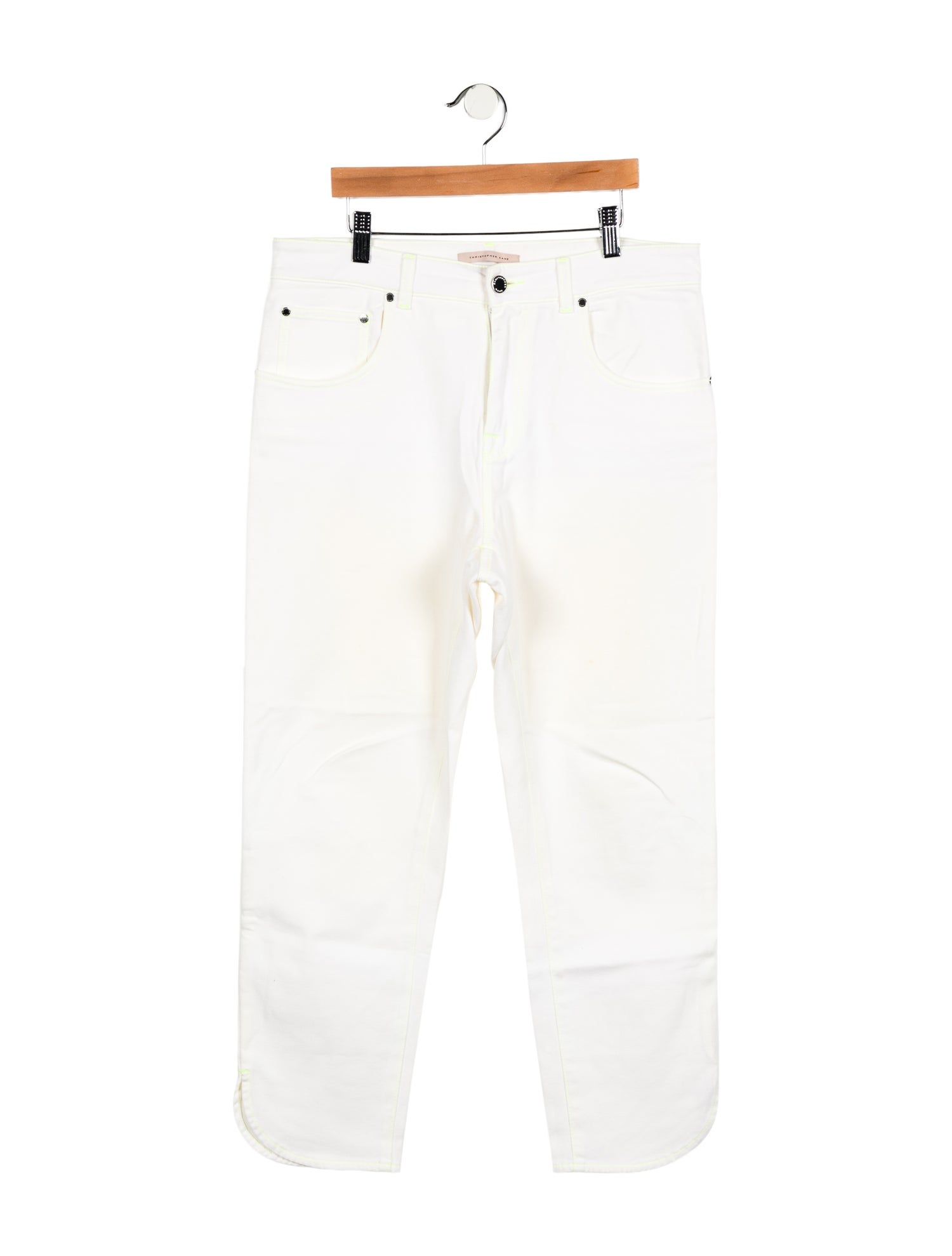 Christopher Kane Mid-Rise Straight Leg Jeans