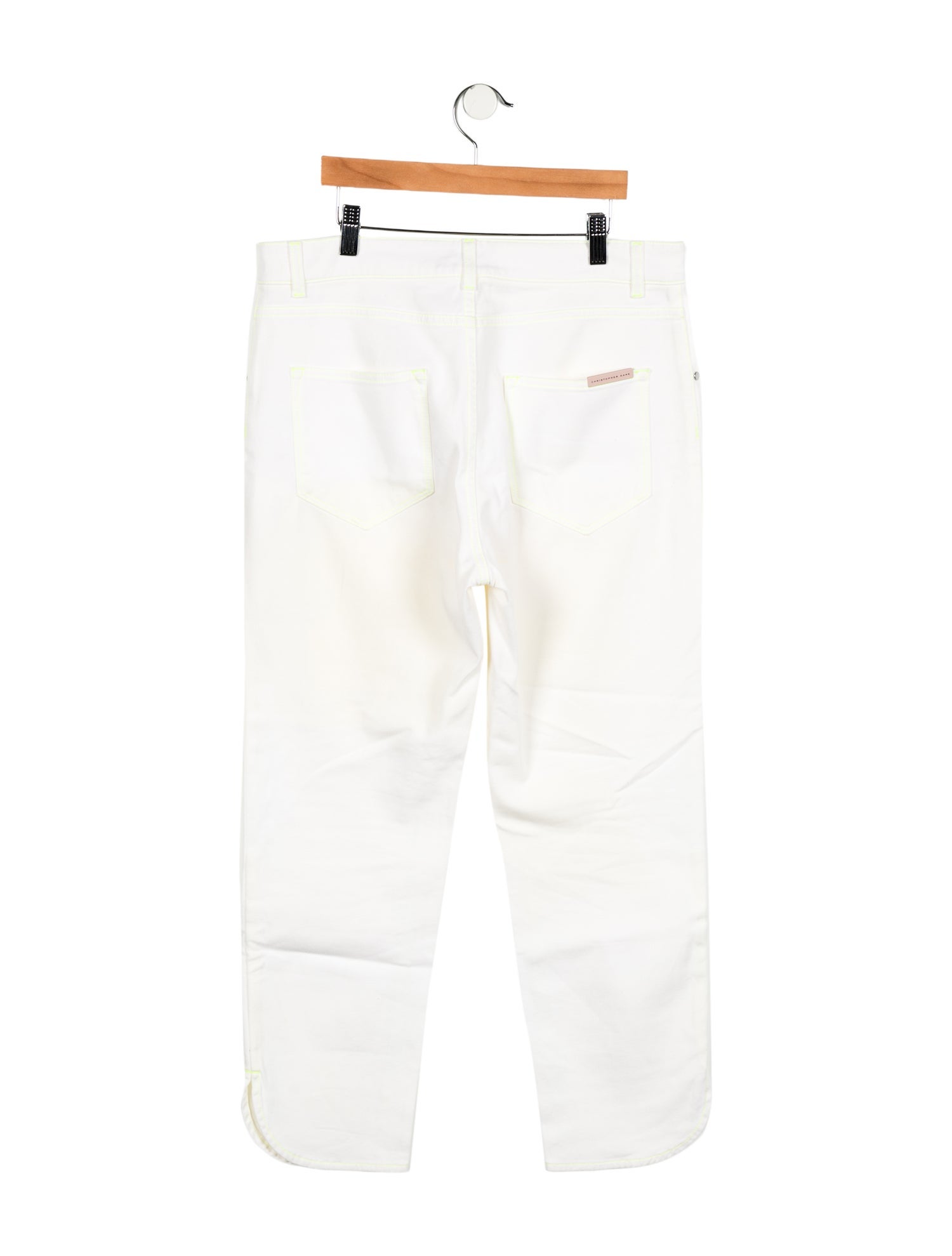 Christopher Kane Mid-Rise Straight Leg Jeans