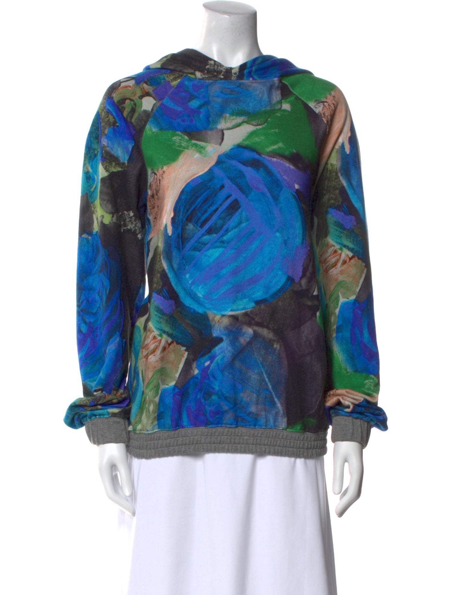 Christopher Kane Printed Scoop Neck Sweater