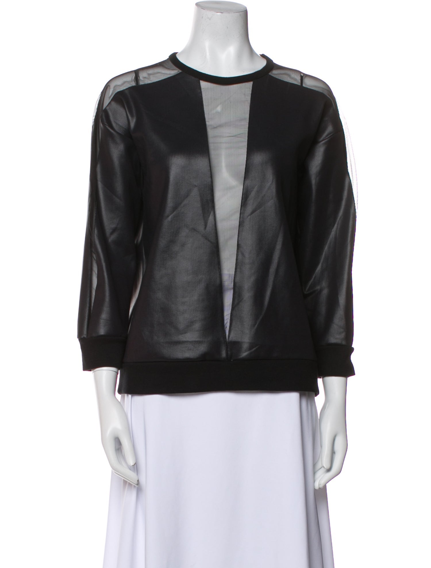 Christopher Kane Crew Neck Three-Quarter Sleeve Sweatshirt