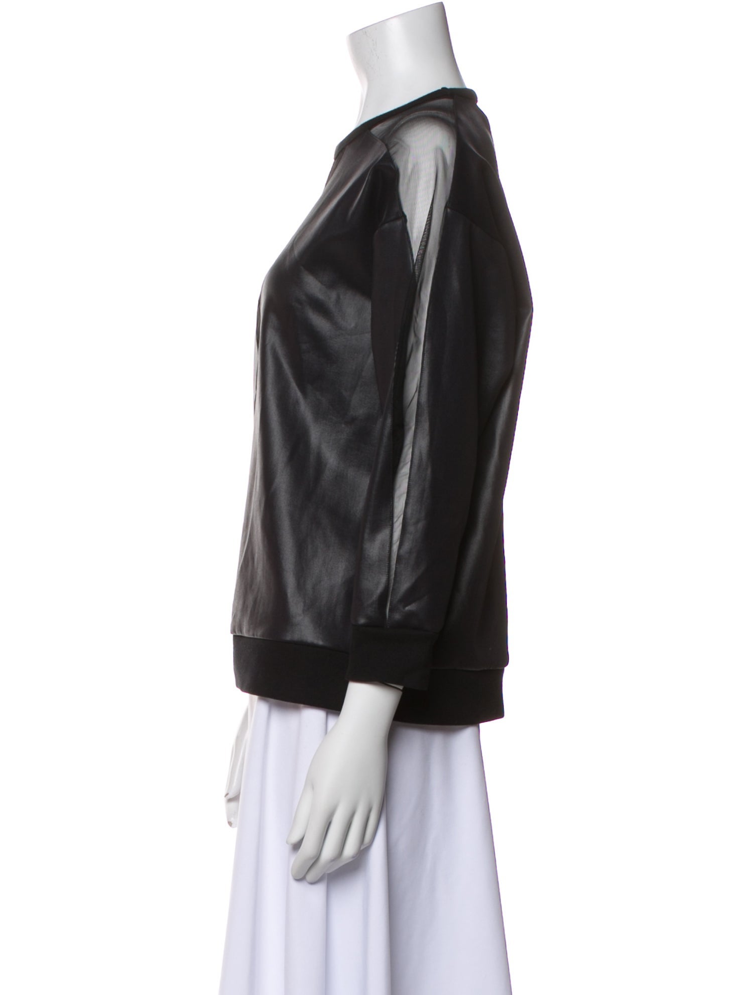 Christopher Kane Crew Neck Three-Quarter Sleeve Sweatshirt