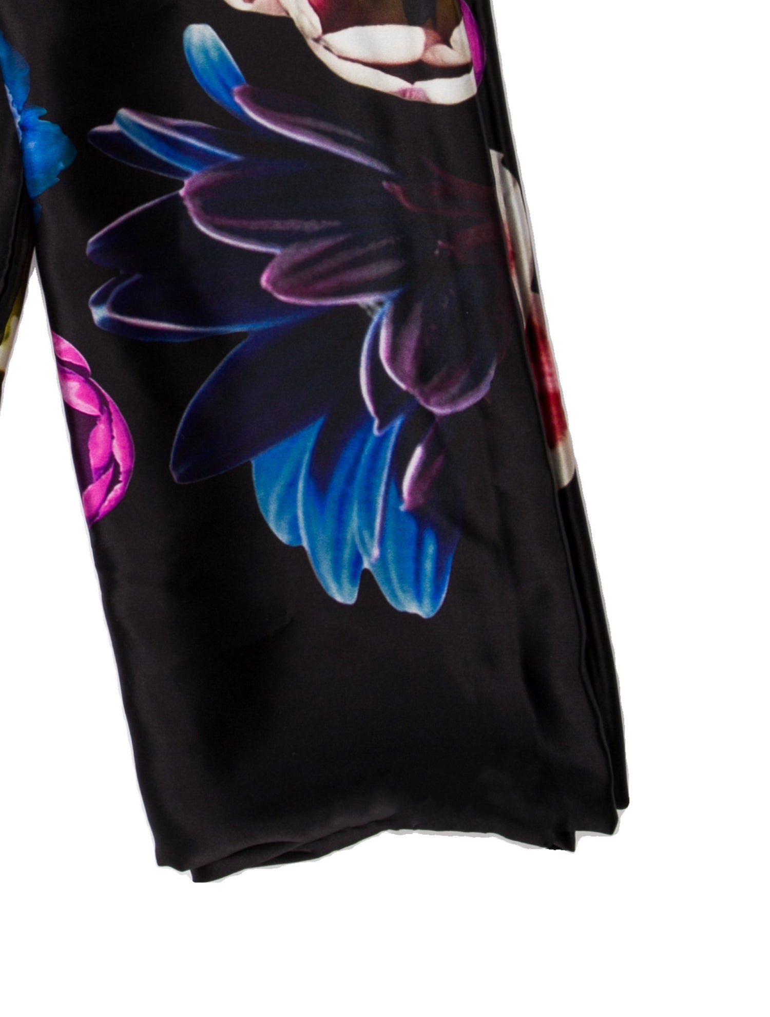 Christopher Kane Silk Floral Print Scarf