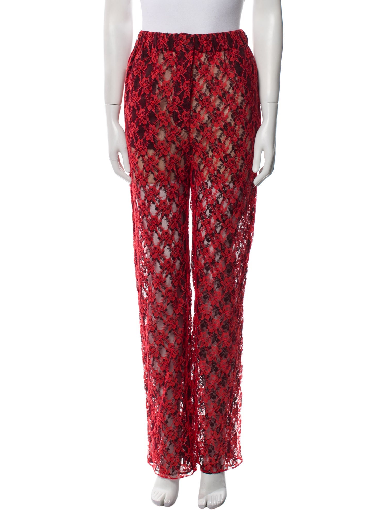 Christopher Kane Floral Print Straight Leg Pants w/ Tags