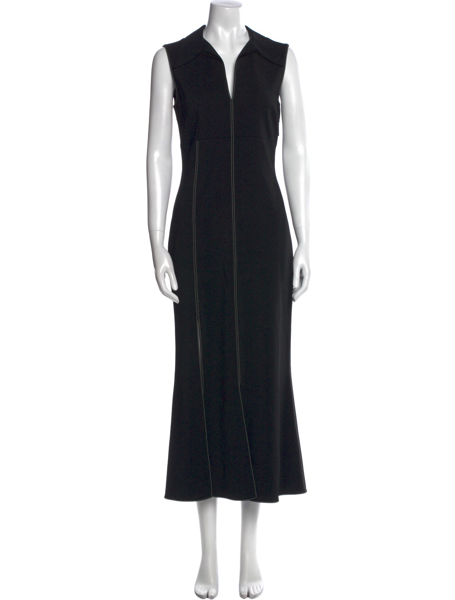Christopher Kane V-Neck Long Dress