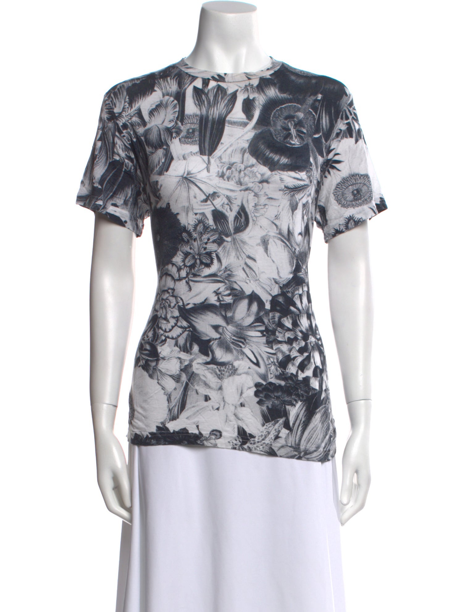 Christopher Kane Printed Crew Neck T-Shirt