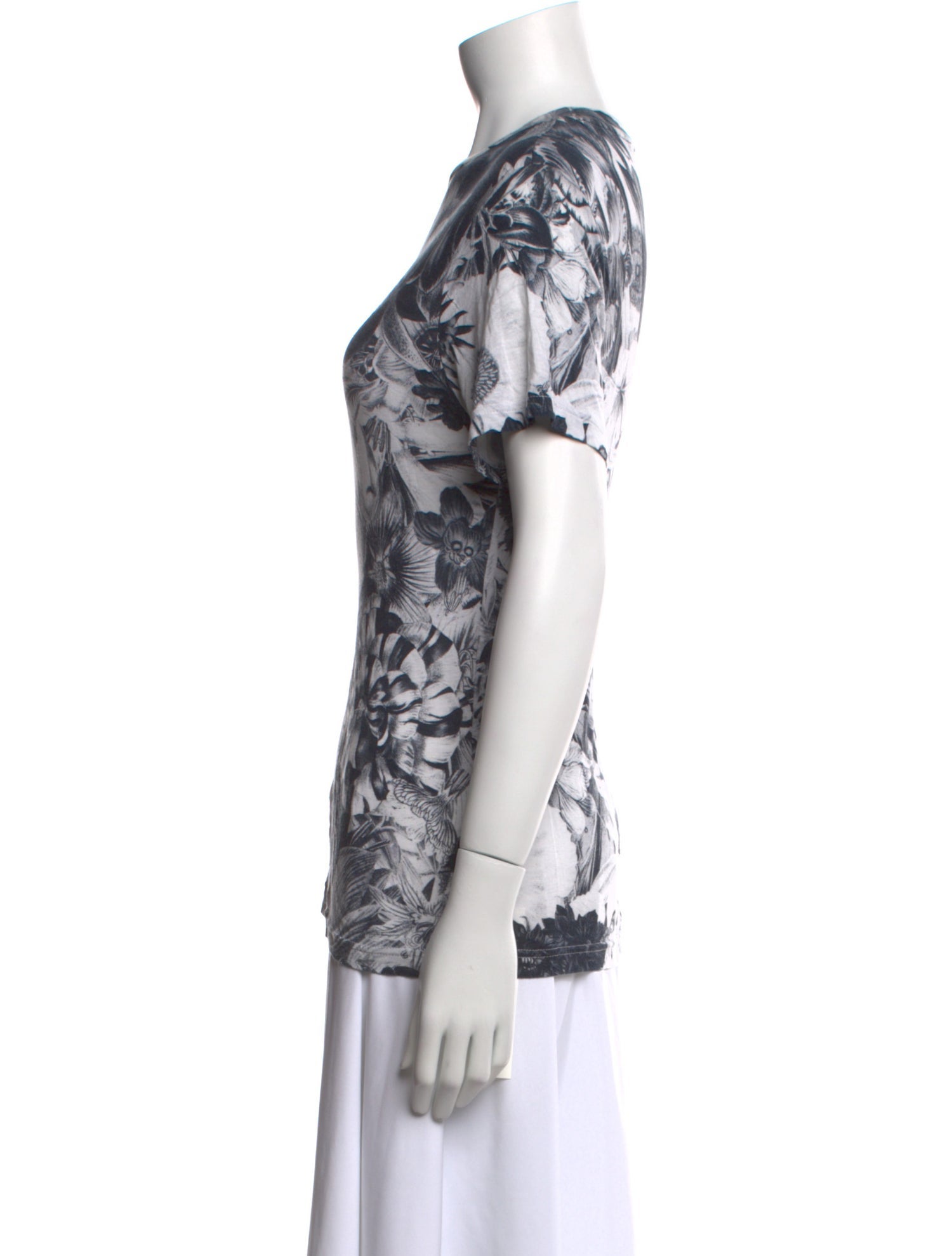 Christopher Kane Printed Crew Neck T-Shirt