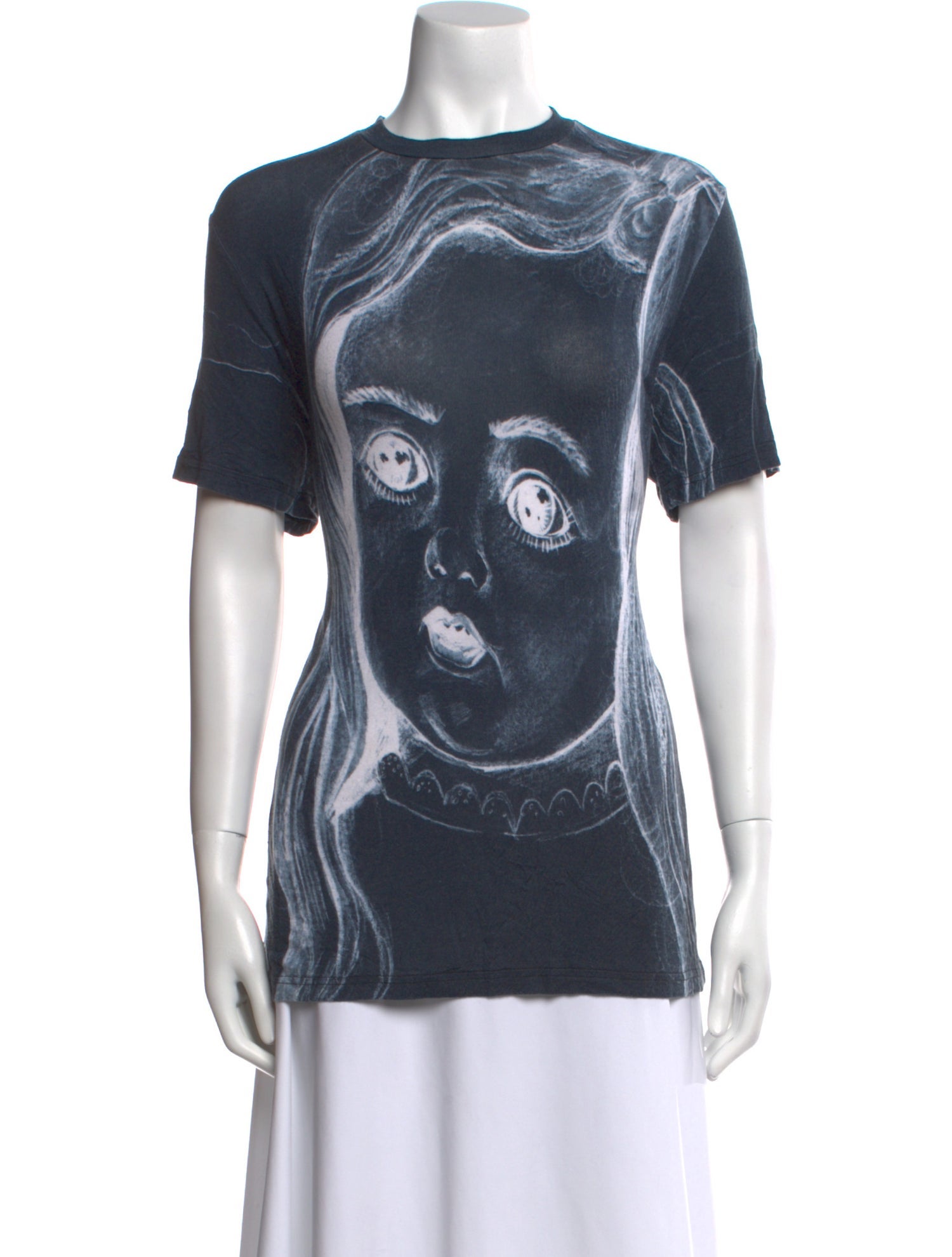 Christopher Kane Graphic Print Crew Neck T-Shirt