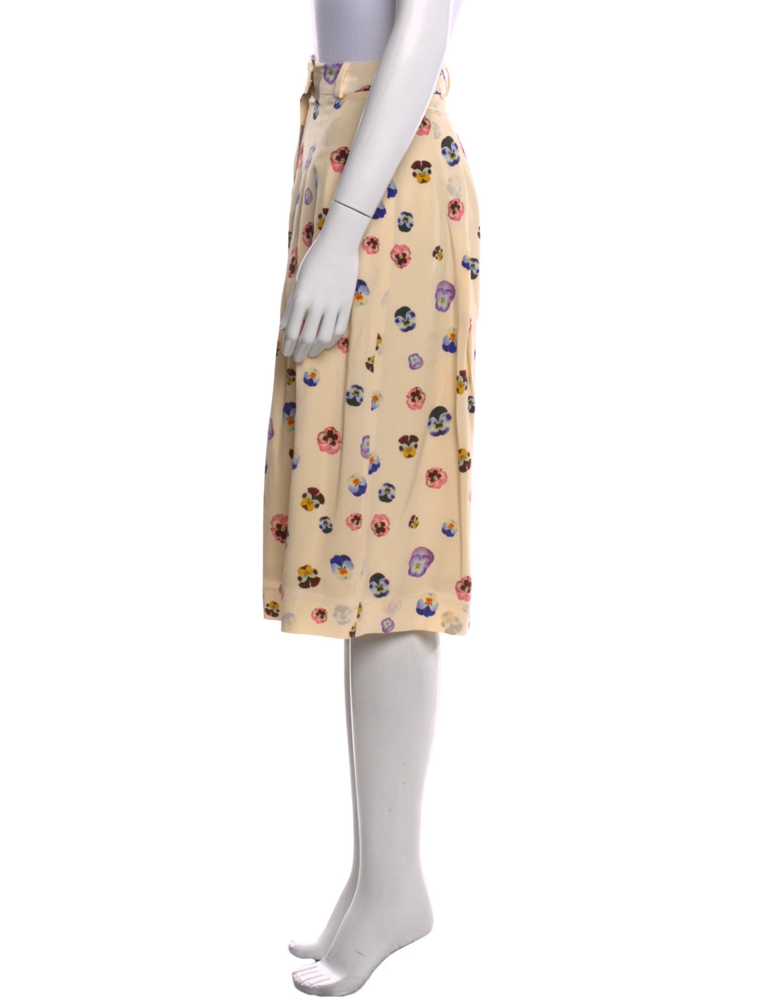 Christopher Kane Printed Wide Leg Pants