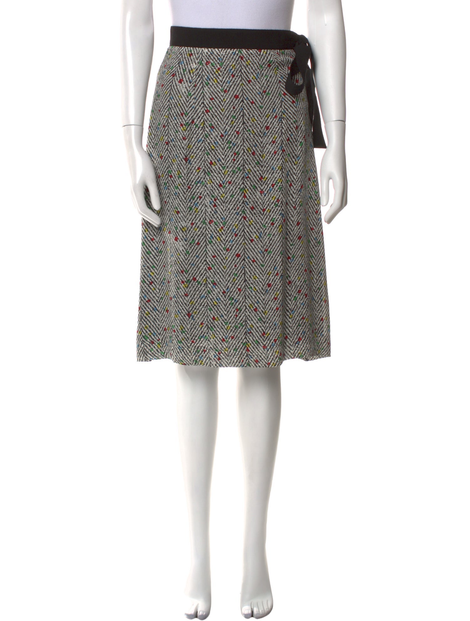 Christopher Kane Printed Knee-Length Skirt